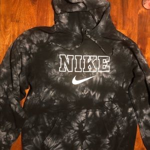 *NEW* Black “Nike”Tie Dye Hoodie